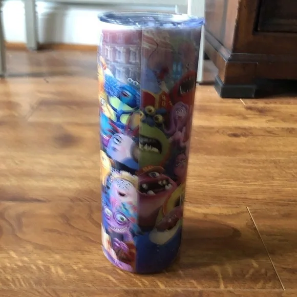 Handmade Disney Monsters University Family stainless steel tumbler - Picture 5 of 7
